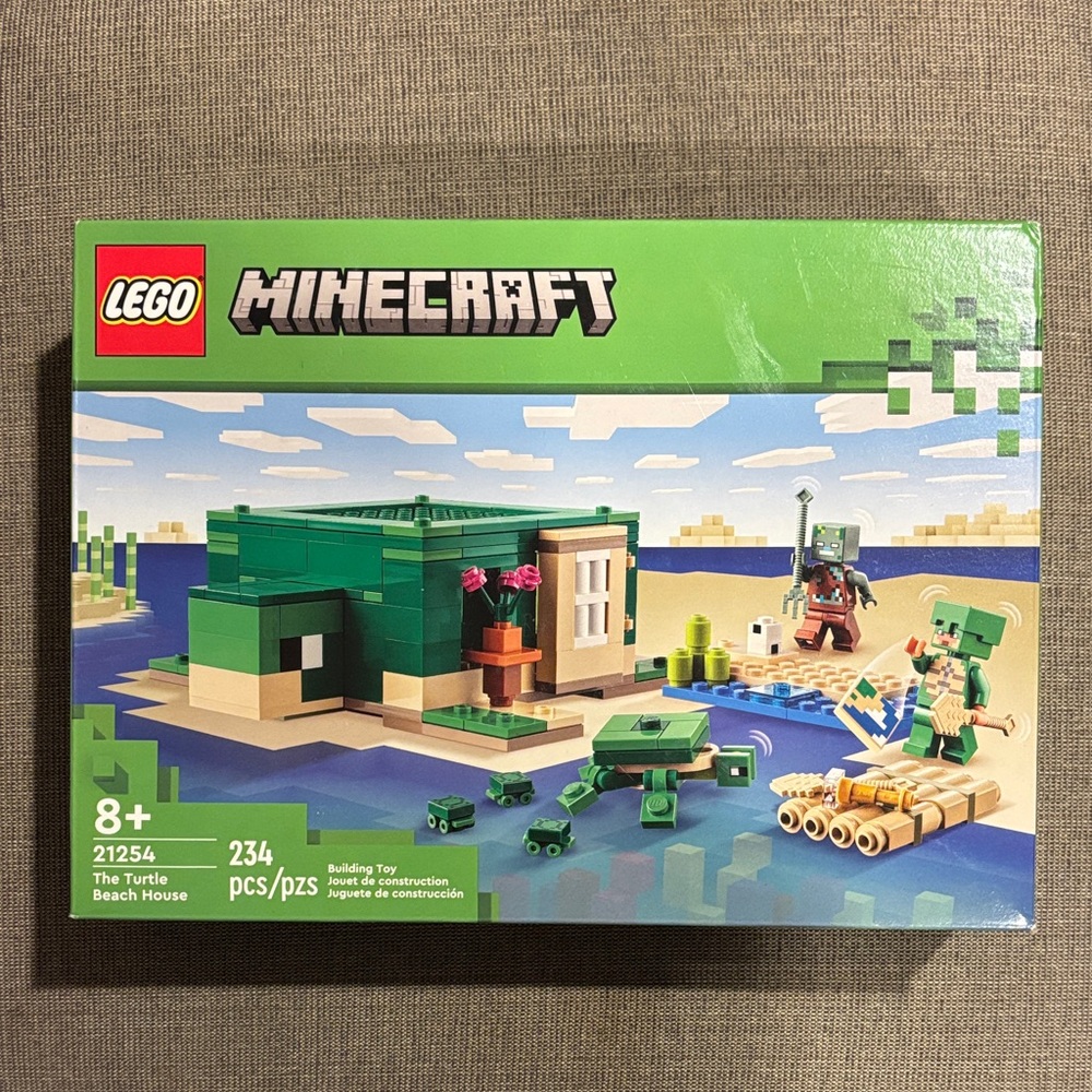 NEW LEGO Minecraft Turtle Beach House Set